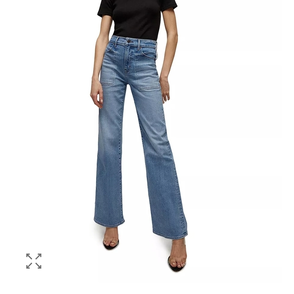 Women's Blue High-Waisted Jeans